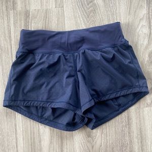 Navy lululemon shorts
